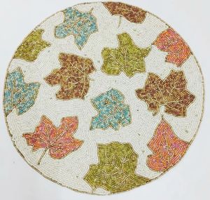 Posavasos de cuentas personalizado de fábrica, posavasos de estilo Animal con cuentas de vidrio hechas a mano, Mantel Individual, posavasos de nuevo diseño recién llegados de mesa - Product Image 2