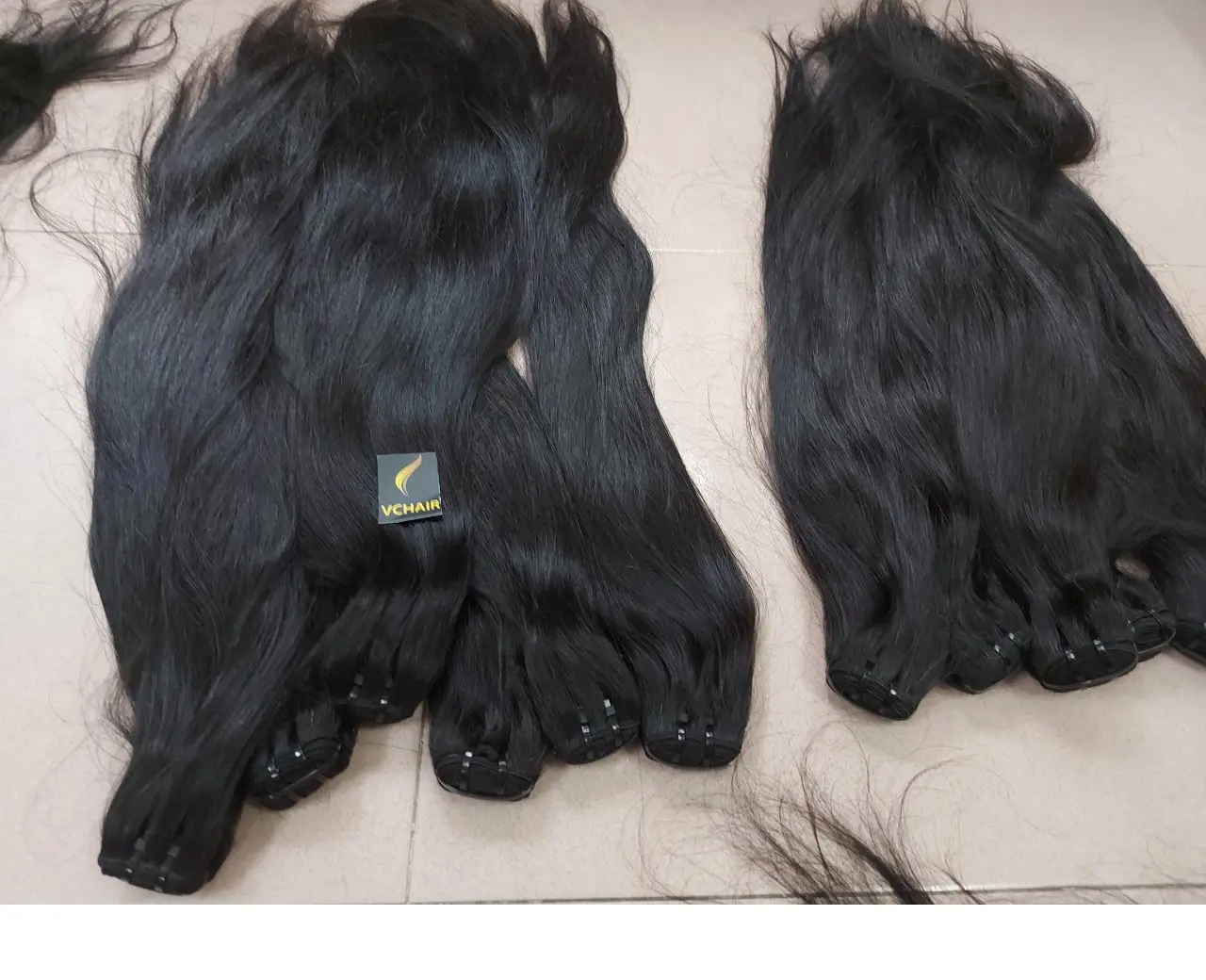 Natural straight raw virgin hair bundle extensions from 22in 24in 26in 28in 30in human hair Vietnamese