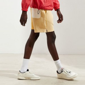 <b>Men's</b> High Quality Summer Casual <b>Shorts</b> 100% Cotton French Terry Comfortable Elastic Waist Fit Eco-Friendly Color Block Design - Product Image 3