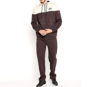 Chándal con cremallera elegante con pantalones cónicos y chándal informal con cremallera de mezcla de algodón suave con diseño ligero - Product Image 1