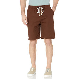 Nuevo estilo, pantalones cortos personalizados para hombre y mujer, 100% algodón, tamaño de malla, sublimación, decorado, patrones divididos sólidos, Logo lavado - Product Image 2