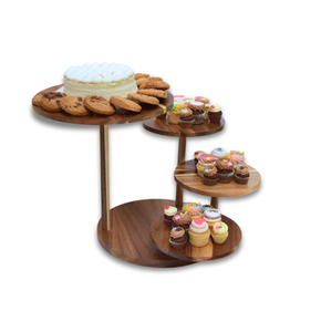 High Quality Handmade Premium Wooden <b>Cake</b> <b>Stand</b> Top Designer Luxury <b>Cake</b> <b>Stand</b> <b>for</b> <b>Sale</b> in Wholesale - Product Image 4
