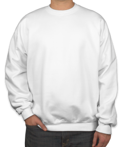 Sudaderas con capucha y sudaderas de algodón orgánico para hombre 100%, cuello redondo sólido con estampado abullonado y técnica bordada de otoño - Product Image 1