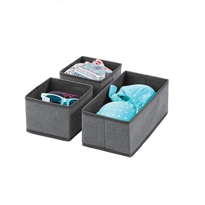 Las cajas y contenedores plegables de tela de almacenamiento más vendidas, forma cuadrada, la mejor calidad, cualquier tamaño para organizador de ropa, técnicas impresas - Product Image 4