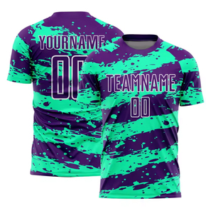 Fait à la main superbe produit de qualité hommes portent l'uniforme de football adultes automatisé coupe chemises et hauts vêtements de football maillot de football - Product Image 2