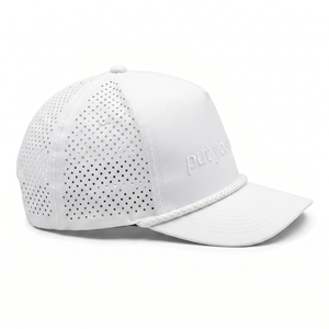 Gorra Snapback Personalizada OEM ODM con Logotipo, Perforada, Transpirable, de 5 Paneles, Color Sólido, con Cuerda, para Deportes al Aire Libre - Product Image 4