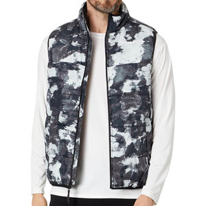 Tendance gilet d'hiver léger pour hommes imperméable en polyester respirant avec conception de sublimation - Product Image 1