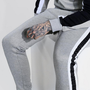 Conjunto Deportivo de Alta Calidad para Hombre, Pantalones y Sudadera de Algodón Suave, 2 Piezas, Traje Deportivo para Correr - Product Image 5