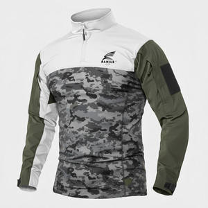 เสื้อคอมเพรสชั่นระบายอากาศยอดนิยมราคาประหยัดสำหรับผู้ชาย รับสกรีนโลโก้ ลายเรียบง่าย แขนยาว คอกลม - Product Image 4