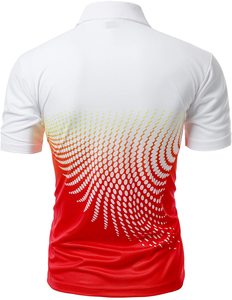 Hombres 100% Poliéster para Polos Camisetas al por mayor con logotipo personalizado Impresión digital Tallas grandes Antiarrugas Etiqueta privada - Product Image 2