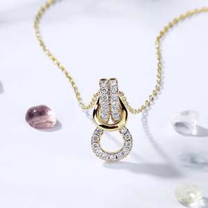 Collier pendentif Jeulia Infinity Love Heart - Argent sterling plaqué rhodium avec zircon - Product Image 4
