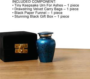 Leading Indian Supplier of Highest Quality 100% Aluminum Material Keepsake Memorial <b>Ashes</b> <b>Urn</b> at Good Price - Product Image 4