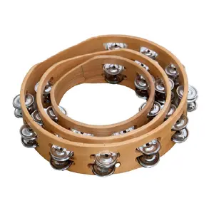 Tambourine 10 trong kim loại jingles tay vỗ tay trống âm nhạc giáo dục Bộ gõ