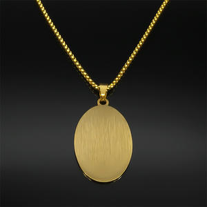 Nouveau Collier Pendentif Hip-Hop Tendance Géométrique Vierge <span class=keywords><strong>Marie</strong></span> en Acier Inoxydable Plaqué Or de Haute Qualité, Bijou Cadeau - Product Image 4