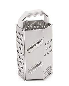 Ergonomic Handle 4-Sided Stainless Steel Box <b>Grater</b> Multi-Function Kitchen Shredder for <b>Cheese</b> Vegetables & Fruits - Product Image 2