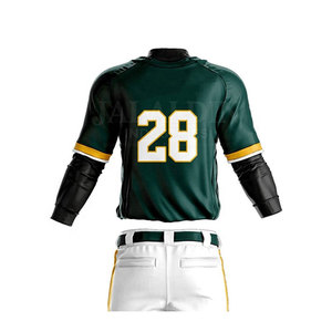 Uniforme de Béisbol Ligero, Transpirable, Reflectante, de Secado Rápido, Antibacterial y Cómodo para Adultos, 100% Poliéster - Product Image 5