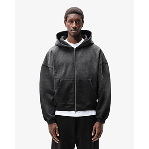 Sudadera con capucha Unisex de algodón 100% de alta calidad para hombre, Sudadera con capucha pesada, sudadera con logotipo personalizado, sudaderas con capucha en blanco French Terry - Product Image 5