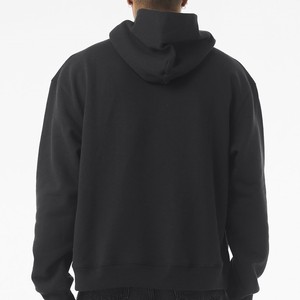 เสื้อมีฮู้ดแบบสวมหัวของผู้ชายผ้าฝ้ายขนแกะ100% ขนาดใหญ่เสื้อมีฮู้ดโลโก้แบบกำหนดเอง - Product Image 3