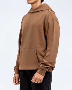 Nouveauté 2026 – Sweats à capuche épais délavés et usés pour hommes, 100 % coton, vente en gros - Product Image 3