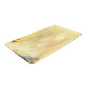 Easter Decor Horn Tray Eco-friendly Colourful Speckle Food Serving Tray Home Decoration Salver <b>Kitchen</b> Use With Best Sale - Product Image 5