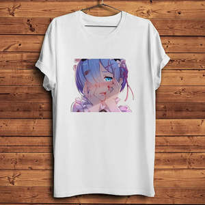 Camiseta de Anime 100% Algodón, Life in Another World, Tela Jersey con Decoración de Logotipo con Impresión Digital - Product Image 6