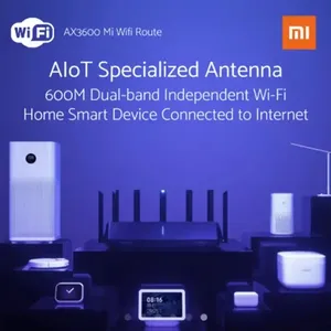 Xiao-mi MI AX3600 AIoT <strong>Router</strong> <strong>Wifi</strong> 6 <strong>5G</strong> WPA3 Wifi6 600Mb Dual-Band 2976Mbs Gigabit Rate A53 External Signal Amplifier
