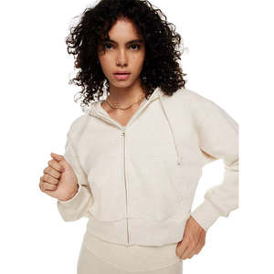 OEM personalizado de talla grande sudaderas con capucha de las mujeres Gótico Estética Reckless Scholar Crop Suéteres de las mujeres Diseño transpirable - Product Image 2