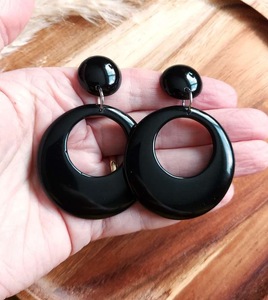 Pendientes de Resina Bordados a Mano, Joyería de Moda de Acero Inoxidable para Mujeres y Niñas, Estilo Clásico para Bodas, Alta Calidad - Product Image 3