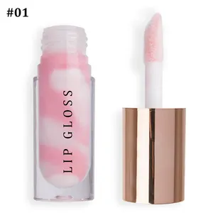 High Quality Ultra-Luxe Ins Style Long-Lasting Moisturizing Lip Plumper Glossy Makeup Multichrome Natural Sheen Lip Gloss