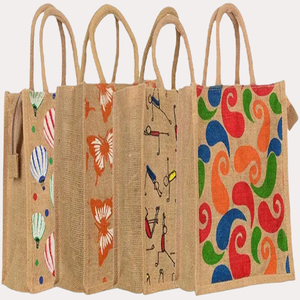 Haute qualité Logo Personnalisé Jute Sac À Provisions Coton Toile Sac Article Personnalisé Style Motif Lettre Promotion ENG - Product Image 3