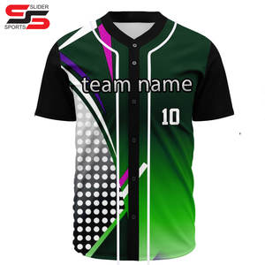 เสื้อเบสบอลเสื้อเจอร์ซีย์เบสบอลพิมพ์ลายเฉพาะตัวพร้อมชื่อและหมายเลขของผู้เล่นทีม - Product Image 3