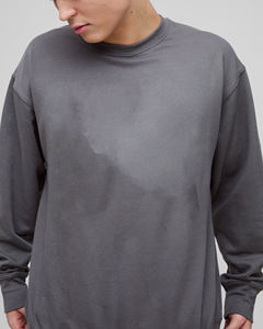 Sudadera de cuello redondo de gran tamaño para hombre de alta calidad 100% algodón cómodo elegante hombro caído Sudadera con capucha bordada para invierno - Product Image 6