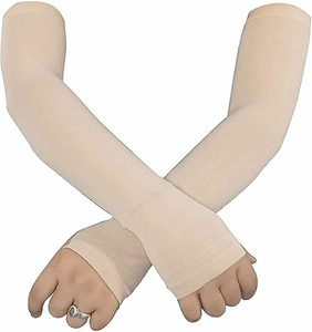 2025, venta al por mayor, ropa deportiva de compresión de la mejor calidad, Mangas de brazo para jóvenes y adultos, logotipo personalizado, diseño elegante en blanco - Product Image 4