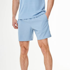 Nouveau logo personnalisé veste de course tissée et respirante de haute qualité, extensible dans les quatre sens ensemble de survêtement court pour hommes - Product Image 5