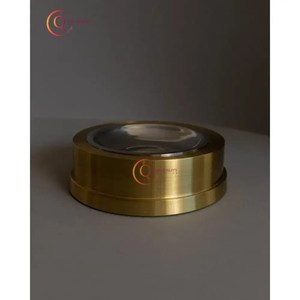 Cendrier rond sans fumée en métal de luxe pour la décoration intérieure et les accessoires pour fumeurs Support de rangement des cendres pour le bar et le complexe hôtelier au prix de gros - Product Image 5
