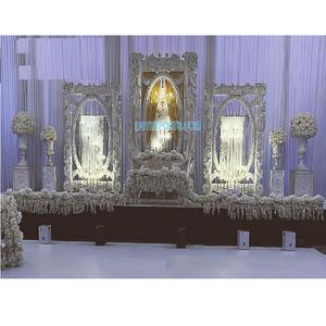 เฟรมฉากหลังงานแต่งงาน,ตกแต่งเวทีงานแต่งงานของชาวอินเดียเฟรม FRP ตกแต่งงานแต่งงานที่โดดเด่นการตกแต่งเวที - Product Image 1