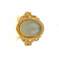 Bague de Fiançailles Bohème en Laiton Plaqué Or de Haute Qualité, Design Tendance, Style Indien, Prix Abordable, Cadeau Spécial pour Femme