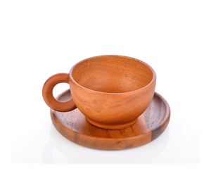 Tazas de roble macizo, taza de café, juego de tazas de café etíope de madera tradicional - Product Image 5