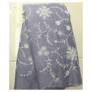 Tissu en pur coton élégant en vrac léger coulant et polyvalent pour les robes de mode écharpes tenues de soirée - Product Image 1