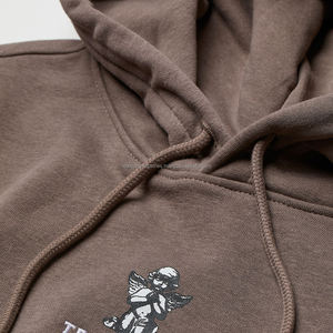 Sweat à capuche surdimensionné pour hommes de haute qualité 480 Gsm 100% coton Style Hip Hop pour sweat-shirt imprimé bouffant pour l'hiver personnalisable - Product Image 4