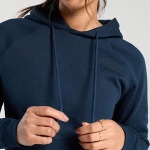 Sudaderas y Hoodies para Mujer con Logotipo Personalizado Directo de Fábrica - Cuello Alto con Cierre, Estilo Corto, 100% Algodón, Antiarrugas y Transpirable - Product Image 3