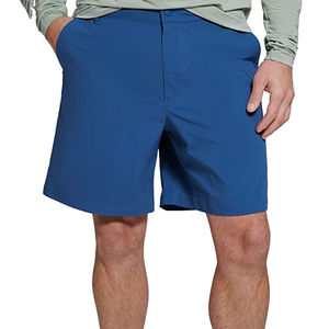 Pantalones cortos de entrenamiento de LICRA de poliéster de alta calidad para hombres Cómodos Fitness Culturismo Patrón sólido Servicio OEM/ODM disponible - Product Image 1