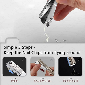 Premium Quality <b>Nail</b> Clipper Stainless Steel <b>Nail</b> Cutter Professional Manicure Pedicure Beauty Grooming <b>Tool</b> - Product Image 3