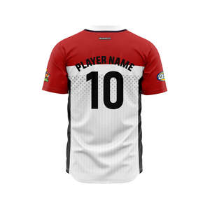 เสื้อซอฟต์บอลเบสบอลกระดุมตาข่ายย้อนยุคของแท้เสื้อแจ็คเก็ตกางเกงเสื้อไม่มีลาย - Product Image 4