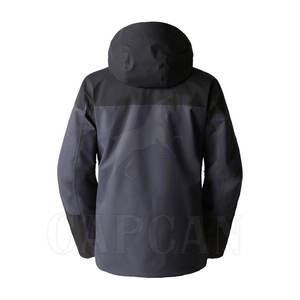 Personnalisable Cardura hommes Ski Snowboard Hoodies avec manches longues hiver Sports de plein air fermeture éclair conception pour un confort optimal - Product Image 2
