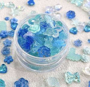 Accessoires pour ongles DIY en forme de fleur et de lune, style perle creuse, <span class=keywords><strong>rose</strong></span> mélangé, emballés en boîte, breloques de manucure pour ongles, vente chaude - Product Image 4