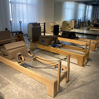 Máquina de Yoga y Pilates con Sistema de Retracción Automática de Cuerda, Marco de Madera de Arce de 6 Resortes, Reformer de Suelo Personalizado 2026, de Proveedores Verificados