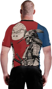 Hot Selling Custom Logo Design Long Sleeve Rash Guard for BJJ MMA Jiu Jitsu Training & Competition Breathable Sublimation <b>Print</b> - Product Image 4