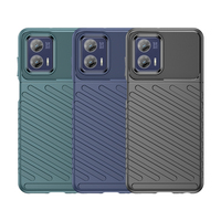 Coques de téléphone souples en TPU de luxe, légères, antichoc, anti-traces de doigts, pour Motorola G73 53 Edge 30 G9 Modèle MOF-003 Couleur unie