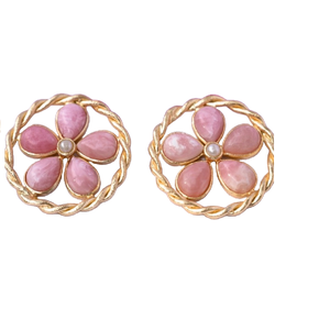 เครื่องประดับทองเหลืองชุบทองจากต่างประเทศต่างหูยาวทรงสามเหลี่ยมดีไซน์น่ารักของขวัญสำหรับภรรยา - Product Image 4